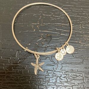 Alex and Ani Silver Starfish Charm Bracelet